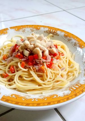 Foto resep Spageti Sambal Matah