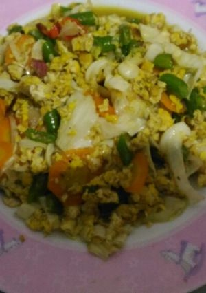 Foto resep Tumis sayur telur