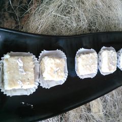 A picture of Coconut burfi.