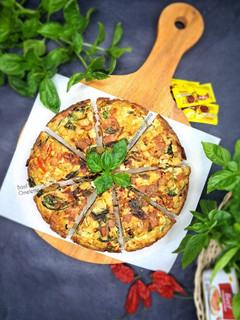 Foto resep Basil Omelette