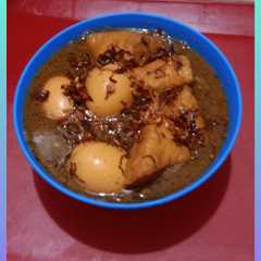 รูปของ Semur telor dan tahu coklat