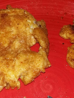 Una foto de Pollo empanizado
