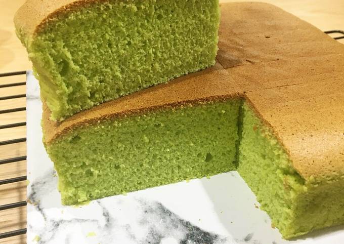 Bolu Pandan | Kue Pandan | Ogura Pandan Recook Tintin Rayner