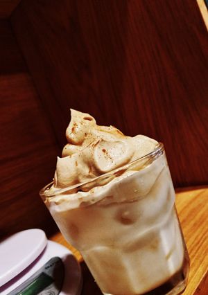 Hình của món Coffee dalgona.