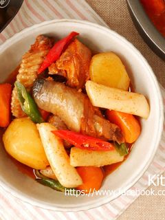 韓式辣燉雞_電子鍋料理 的食譜成品照片