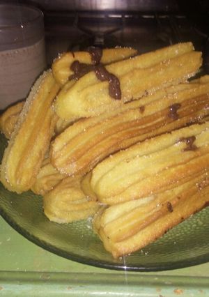 Una foto de Churros en casa