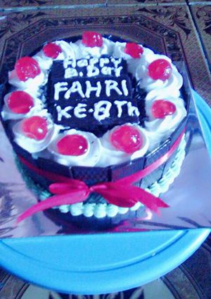 Foto resep Kue ultah sederhana