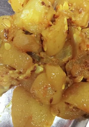 A picture of Tinde ki sabji.