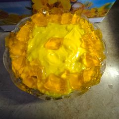 A picture of Mango custard.
