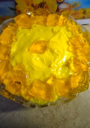 A picture of Mango custard.