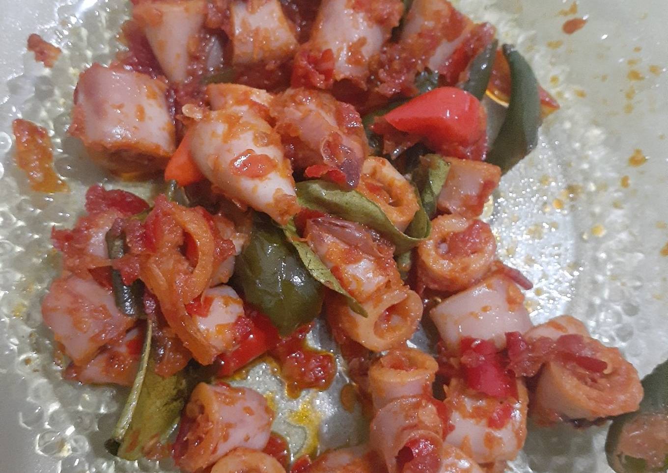 Cumi asin balado