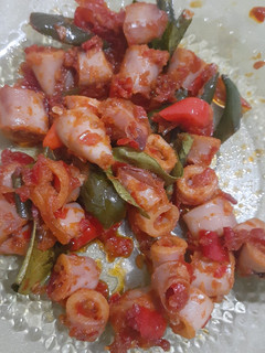 Foto resep Cumi asin balado