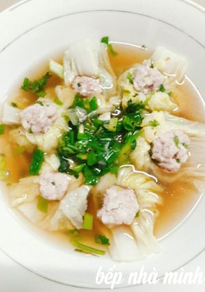 Hình của món Thịt nhồi cải thảo.