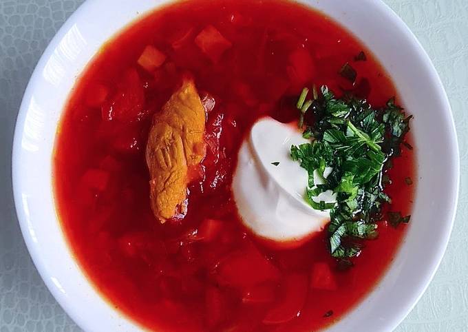 Samyj Vkusnyj Borsh Poshagovyj Recept S Foto Avtor Recepta Mama Citakitchen Cookpad