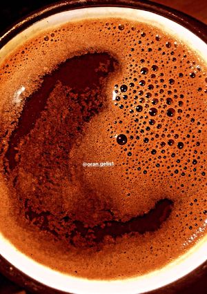 صورة لوصفة قهوة تركية وسر الوش عليها