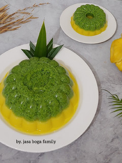 Foto resep Pudding Lumut Lapis Nangka