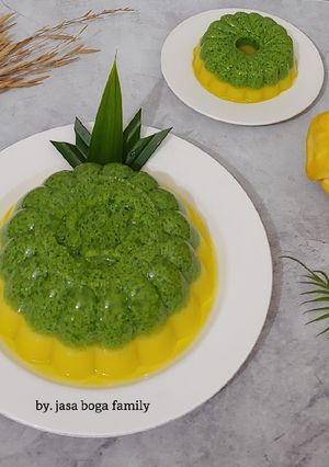 Foto resep Pudding Lumut Lapis Nangka