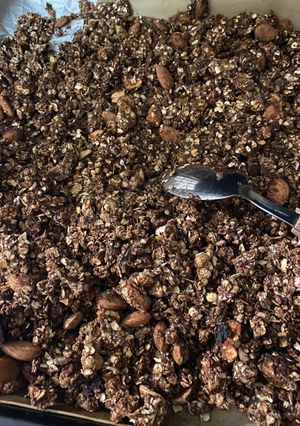 Una foto de Granola de chocolate