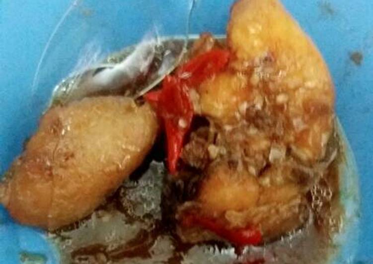 Ayam saus tiram kecap manis