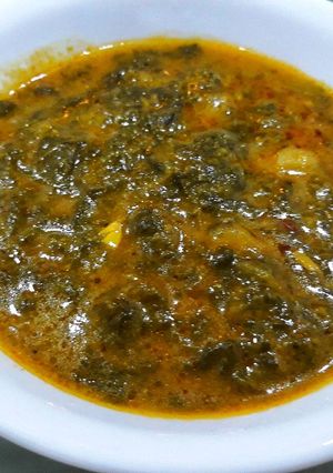 A picture of Sarson Ka Saag.