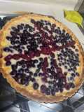 Kuchen de arándanos y frambuesa