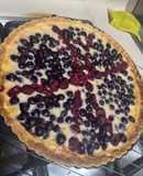 Kuchen de arándanos y frambuesa