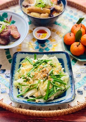 Hình của món Bắp Cải Xào Tỏi.