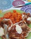 Pescado a la pizza