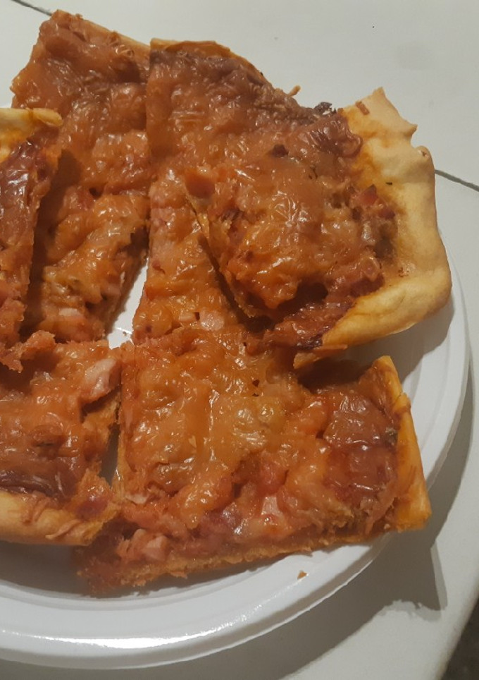 Una foto de Pizza casera a mi manera