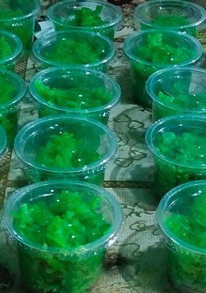 Foto resep Tape ketan hijau manis