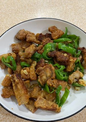 Foto resep Samcan Goreng Green Spiral Pepper
