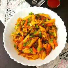 A picture of Masala Penne Pasta.