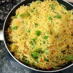 A picture of Veggie Vermicelli Pulao.