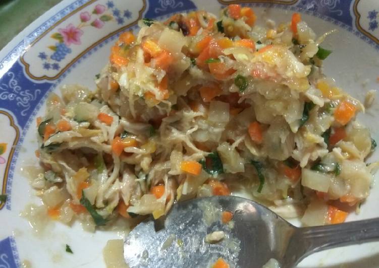 Resep: EnakIsian risol (Ayam Wortel dan Kentang)