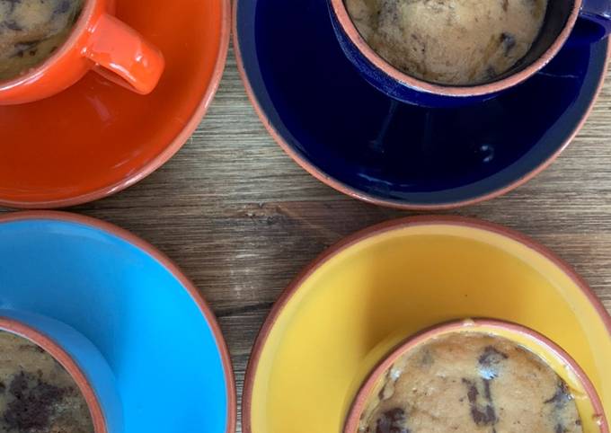 Microwave cookie dough - mug cake