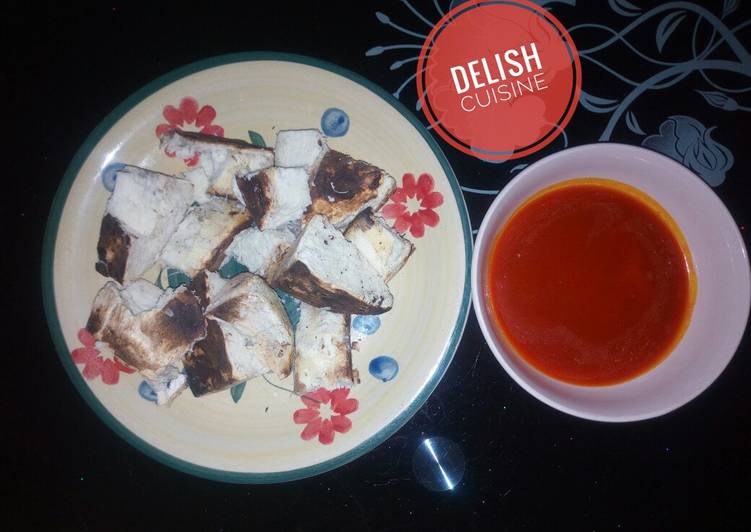 How to Prepare Speedy Roasted yam and palm oil Cooking Basics for Newbies