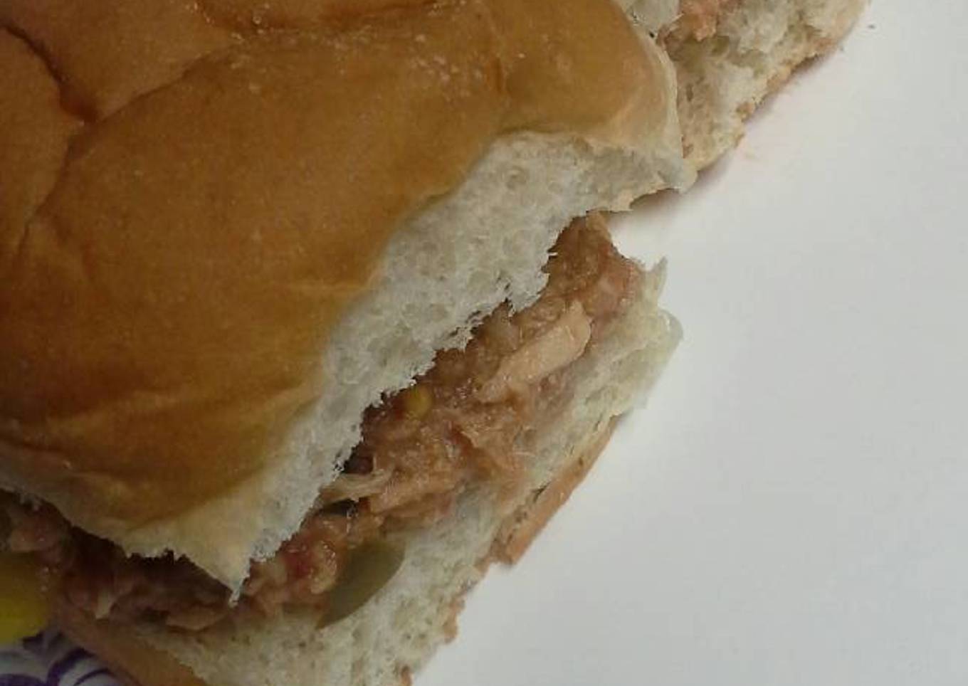Sloppy Spicy Roasted Tuna Salad Slider