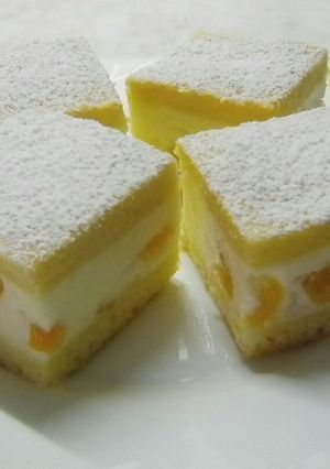 Barackos-tejfölös sütemény recept fotója