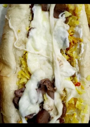 عکسی از دستور 🥖ساندویچ مرغ متفاوت😋🥖