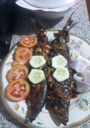 A picture of Grill ice fish.