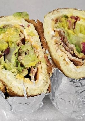Foto de Pão plano cetogénico (keto flatbread)