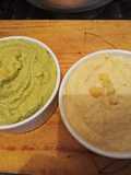 Hummus de aguacate y solo