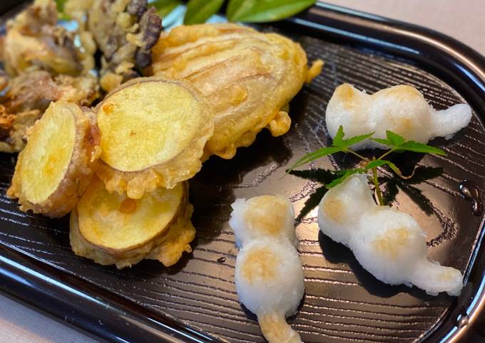 A picture shows Japanese grater, Oroshigane, and grated Japanese radish,  daikon-oroshi, in Tokyo on May