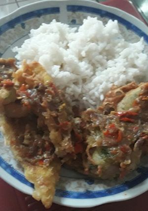 Foto resep Kentucky telur & terong sambal trasi