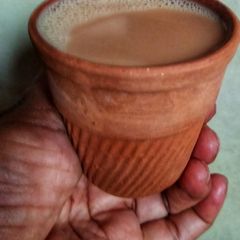 A picture of Ginger Tulsi Tea.