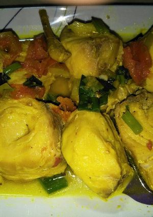 Foto resep Ikan tuna bumbu kuning