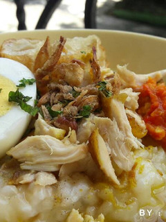 Foto resep Bubur ayam kuah soto