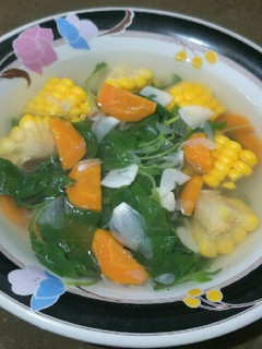 Foto resep Sayur Bening Bayam Jagung Manis