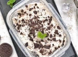 Foto resep Strawberry-Oreo Ice cream🍦