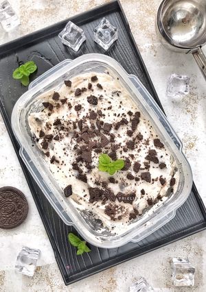 Foto resep Strawberry-Oreo Ice cream🍦